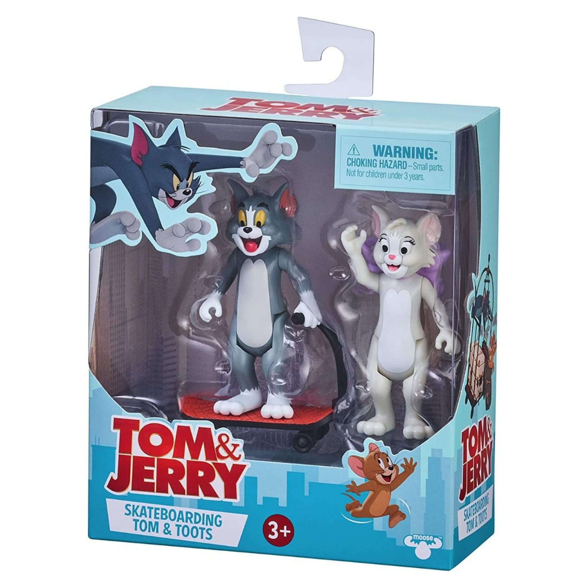 Amazon.com: Tom & Jerry Figure 2-Packs: Skateboarding Tom & Toots